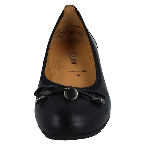 Gabor Ladies Gabor Ballet Pump Slip On Shoes With Bow Detail 54.164