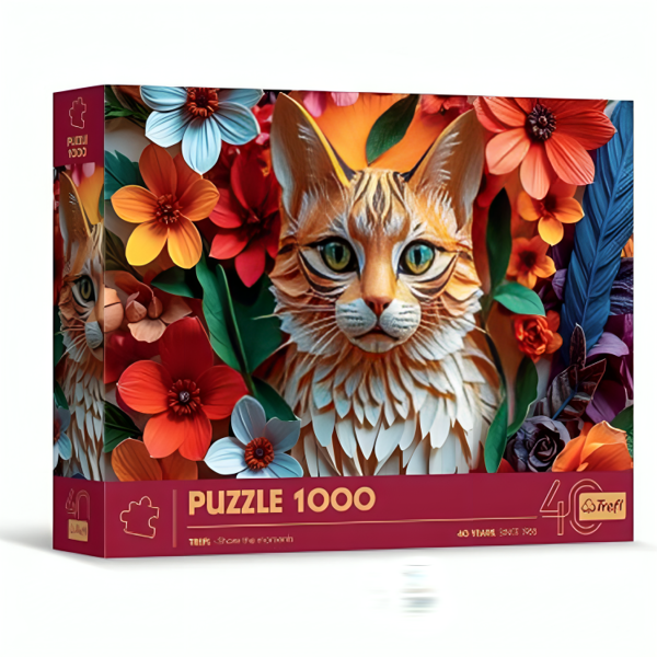 Trefl 40th Anniversary Cat 1000 Piece Puzzle