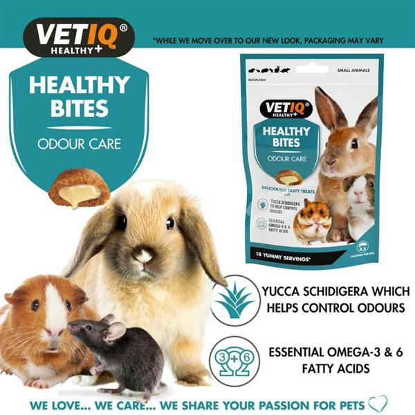 Mark & Chappell M&C Vetiq Small Animal Odor-Care Treats 30g
