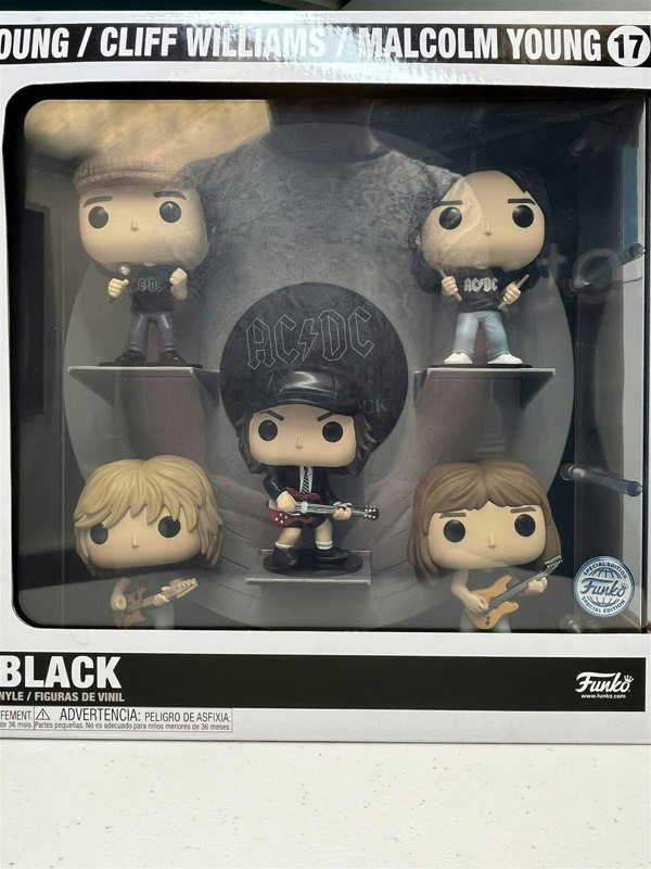 Funko AC/DC Back In Black 5 Vinyl Figure Set Funko Pop Albums 17 60989