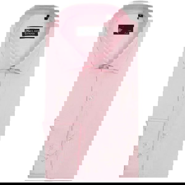 Paul Andrew Men’s Classic Double Cuff Cutaway Collar Dress Shirt