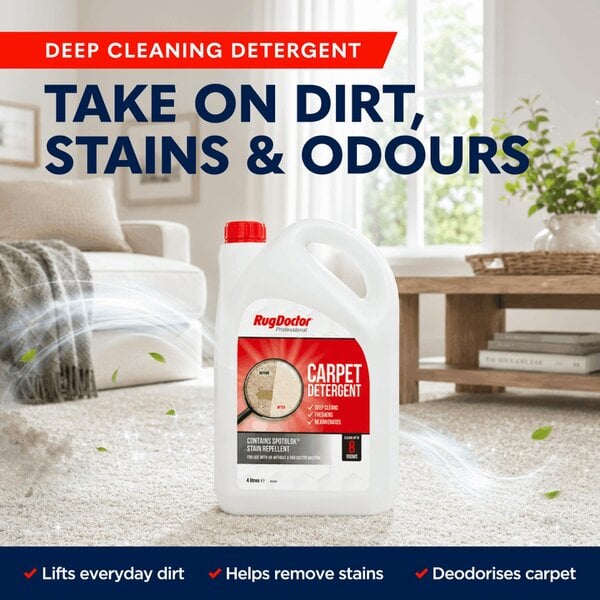 Rug Doctor Carpet Detergent with SpotBlok, 4 Litre