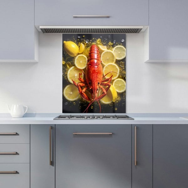 Warren Reed - Designer Lobster On Lemons Kitchen Splashback