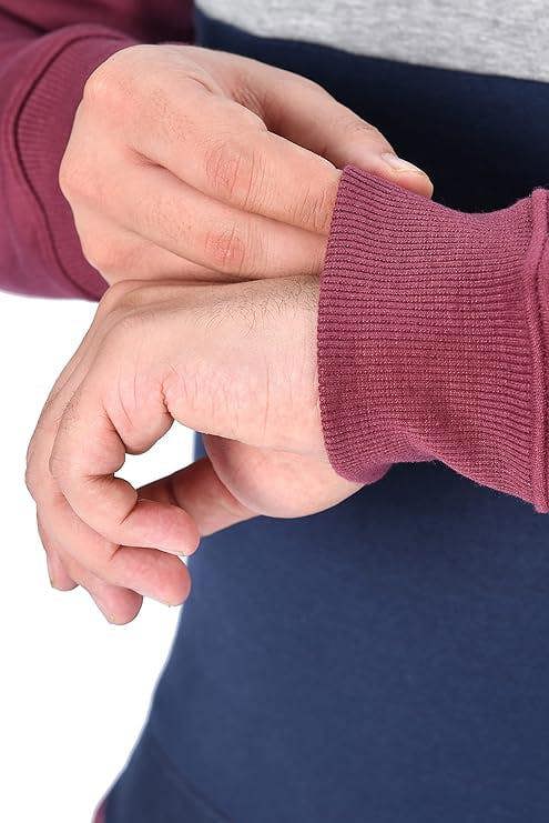 Smart Living Men's Classic Crew Neck Fleece Sweatshirt Jumper - Multi