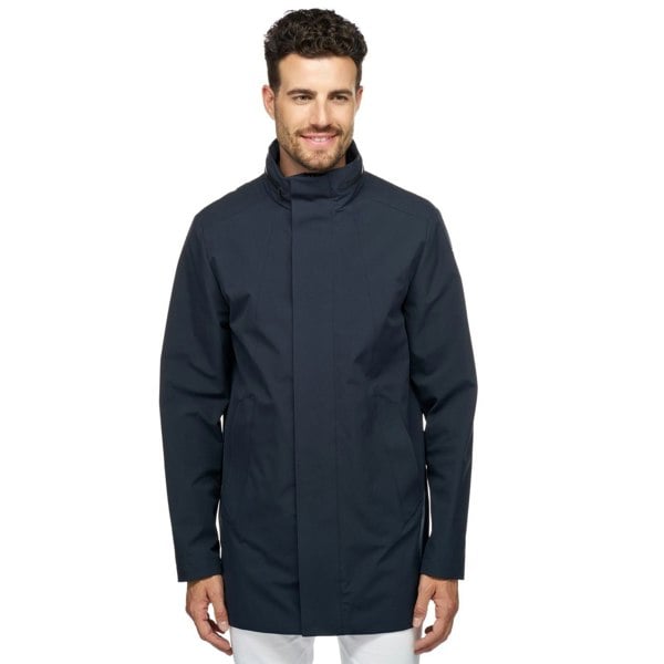 Geox M SPHERICA Men's Straight Coat - Blue