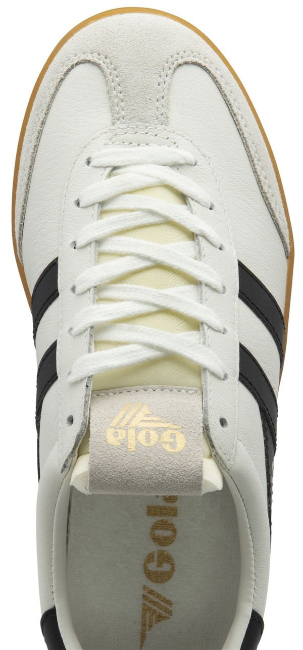 Gola Cyclone Leather Women's White/Black/Gum Trainers