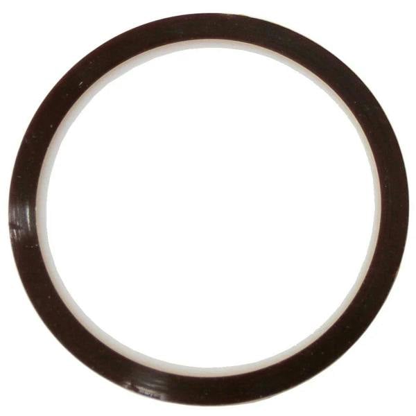 Black rubber gasket ring designed for sealing, featuring a smooth texture and circular shape, ideal for various applications