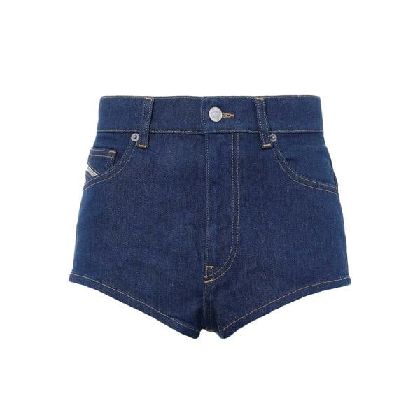Diesel Womens/Ladies De-Lunar Shorts - Blue - 