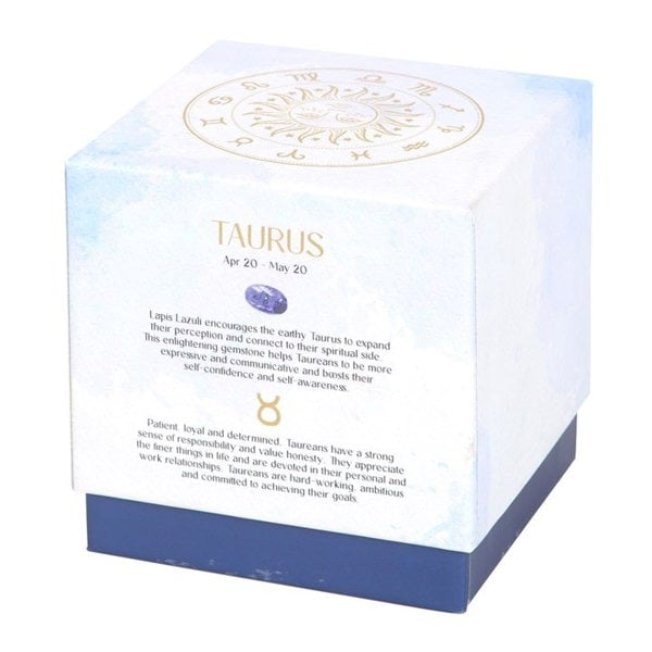 Serano Taurus Amber & Vanilla Gemstone Zodiac Candle