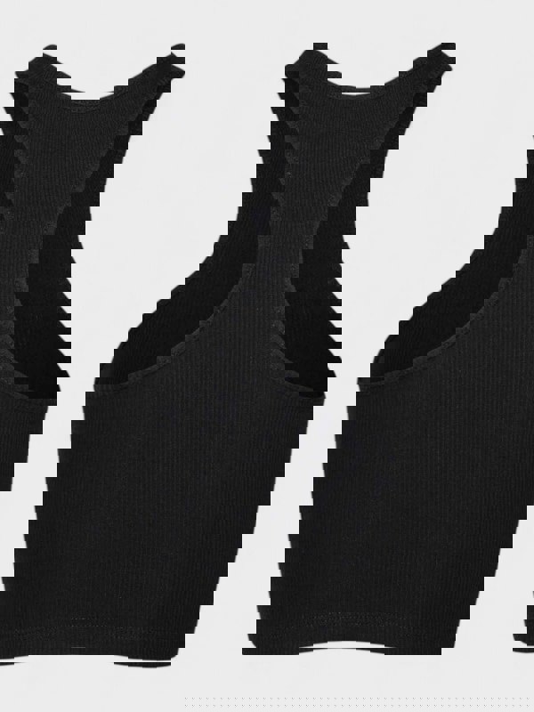 Off - White Off Stamp Rib Rowing Top Black - Supplied FashionOff White