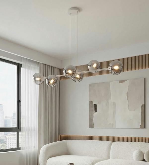 Emibig MAGNUS Pendant Lamp 6 x E14 Grey / Graphite