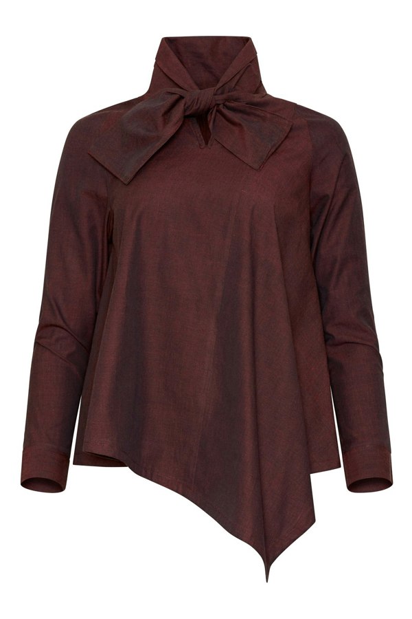 Bo Carter Alexandra Shirt - Burgundy