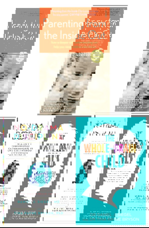 Dr Daniel Siegel Collection 3 Books Set (Parenting from the Inside Out, The Whole Brain Child, No-Drama Discipline)