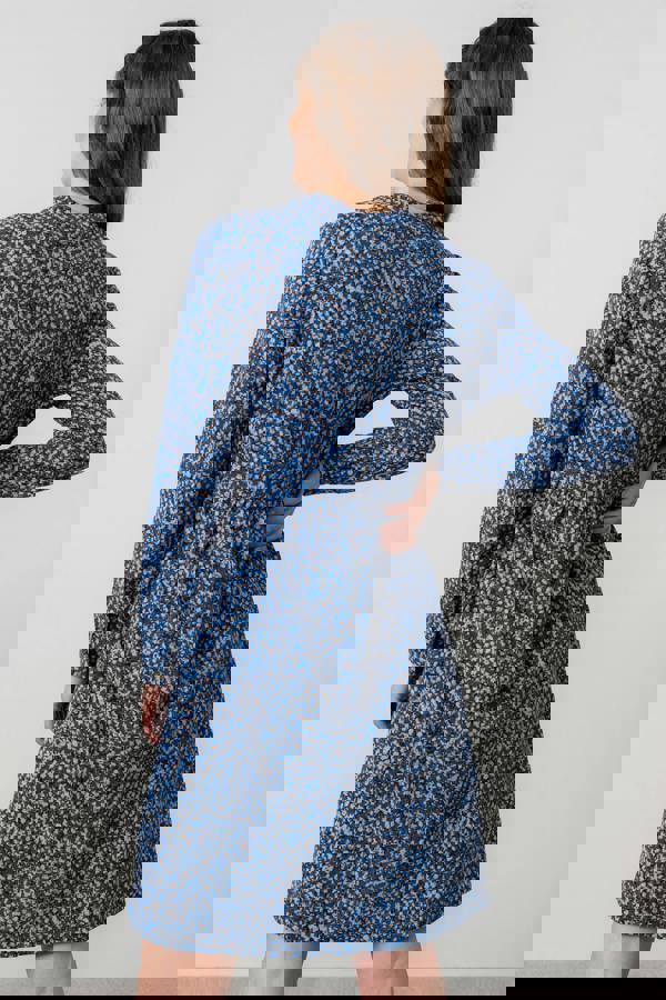 Lily & Me Fable Organic Cotton Jersey Dress Cobalt