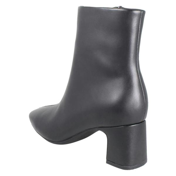 Clarks Ladies Clarks Square Toe Block Heeled Ankle Boots Fernie Zip