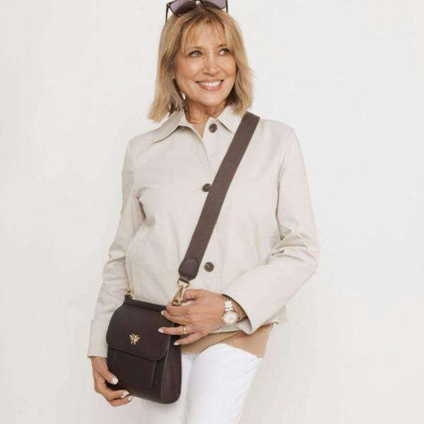 Alice Wheeler Crossbody Bag with Bee Detail