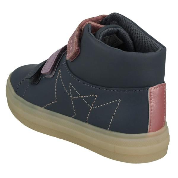 Clarks Childrens Clarks Star Detailed Light Up Ankle Boots Flare Show