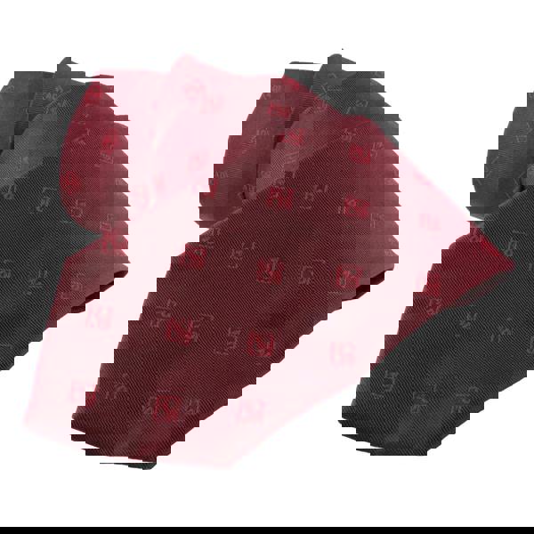 Dunhill silk tie in a repeat monogram pattern