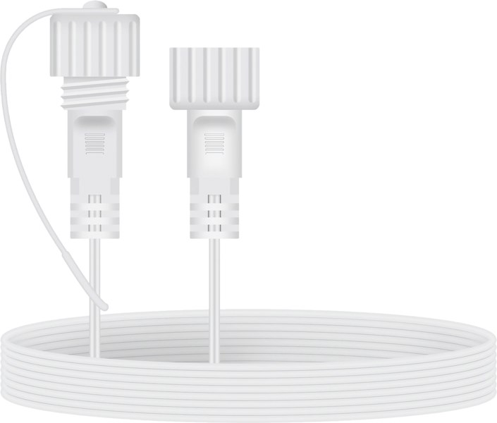 Xmas Haus 10M Extension Cable Male to Female White