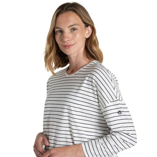 Craghoppers Womens/Ladies Kielder Drop Shoulder T-Shirt - Navy Blue - 