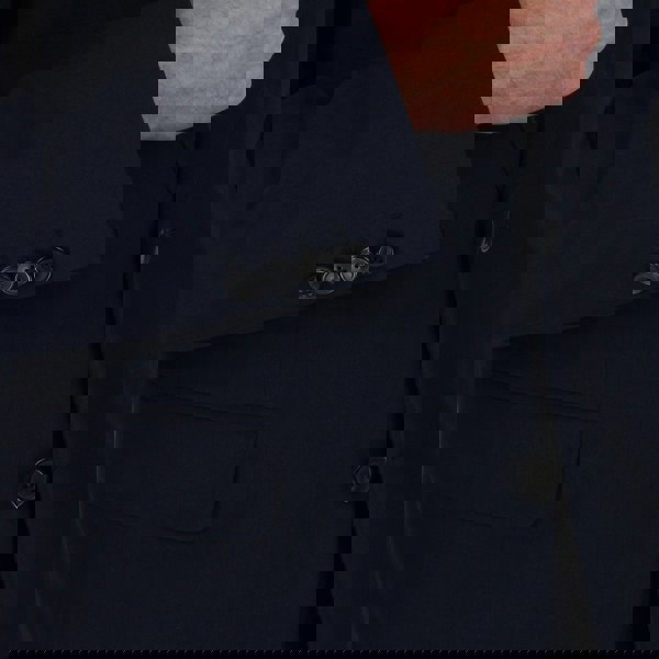 Dries Van Noten tailored slim-fitting suit in navy ink blue
