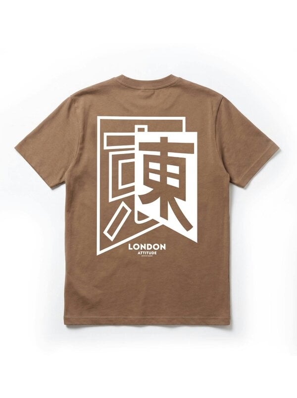 London Attitude Japanese Inspired Premium Organic Cotton Relaxed Fit T-Shirt