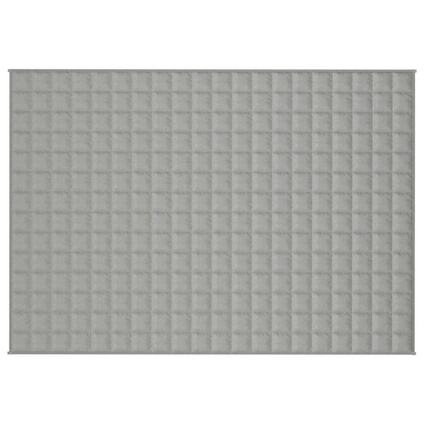 Berkfield Weighted Blanket Grey 140x200 cm Single 6 kg Fabric