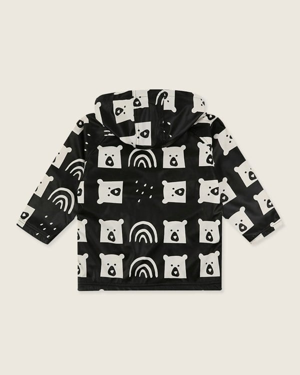 Recycled plastic bottle organic kids raincoat