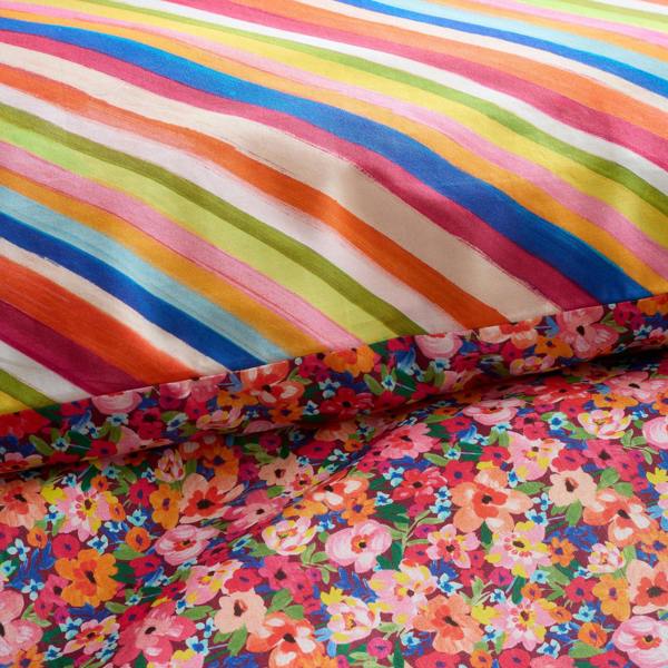 Sophie Robinson Darling Ditsy 100% Cotton Reversible Duvet Cover Set Bright
