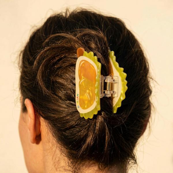Gold Trip Durian Claw Clip