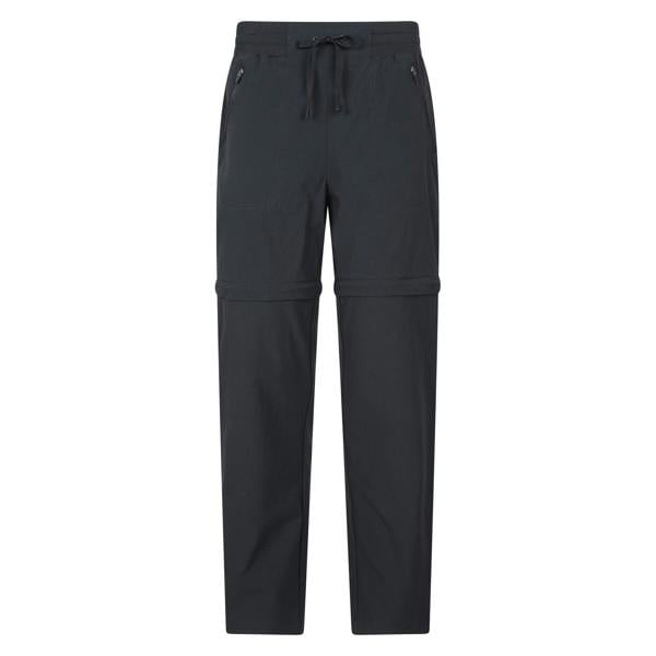 Mountain Warehouse Womens/Ladies Explorer Zip-Off Trousers - Black - 