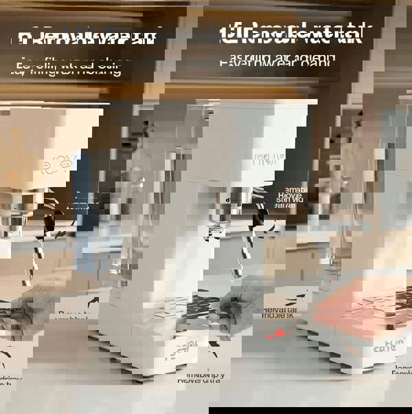 Spector Coffee Machine Maker 20 Bar Milk Frother Stable Espresso Extraction