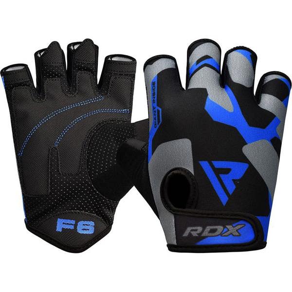 RDX Sports GYM GLOVES SUMBLIMATION F6 BLUE