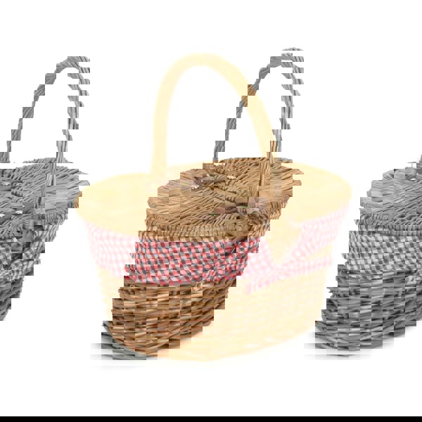 Wicker Picnic Baket with Lining