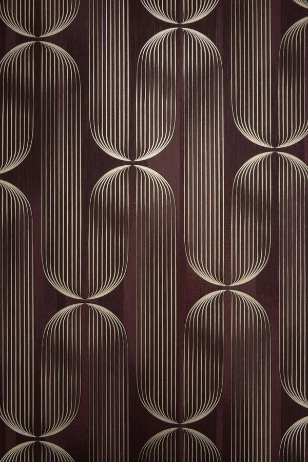 Elle Decoration By Erismann Orbit Lines Geometric Wallpaper