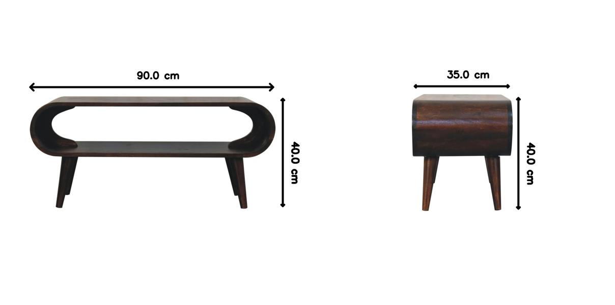 Artisan Furniture Amaya Light Walnut Coffee Table