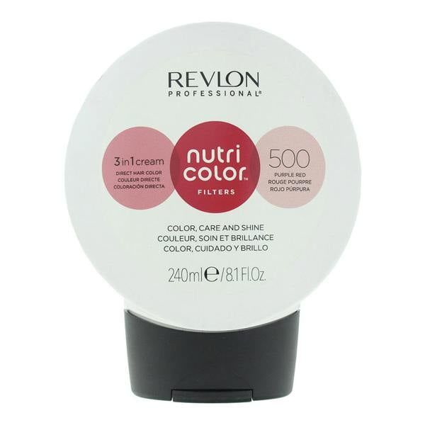 Nutri Color Filters Revlon Nutri Color Filters 500 Purple Red 3 In 1 Hair Cream 240ml