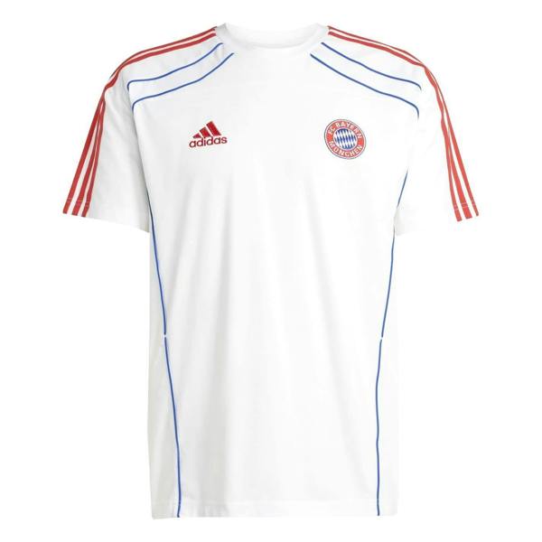 Adidas Mens FC Bayern Munich T-Shirt - White - 