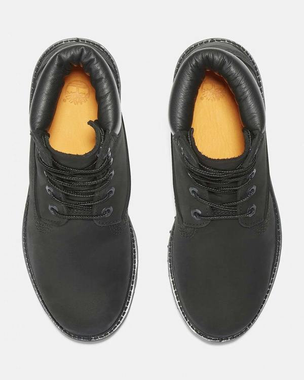 Timberland Womens Premium 6 Inch Waterproof Boots - Black - CHO - Designer Womens Boots