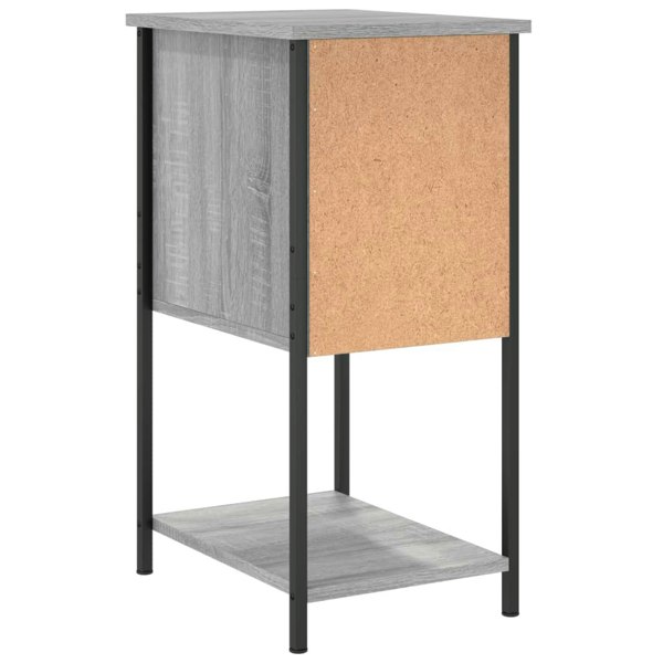 Berkfield Bedside Cabinets 2 pcs Grey Sonoma 32x42x70 cm Engineered Wood