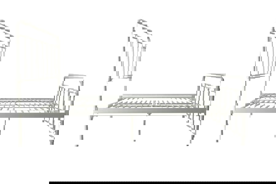 Dorel Home Wallace Metal Bed White - Double