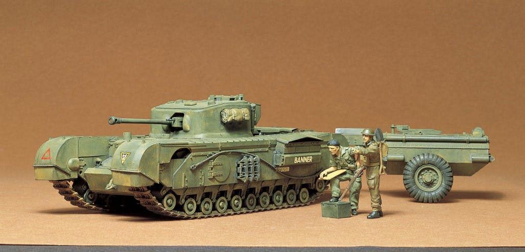 Tamiya British Churchill Crocodile (1:35 Scale)