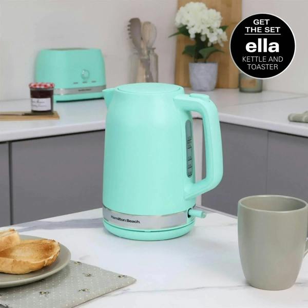 Hamilton Beach Ella 1.7L Kettle - Matte Mint