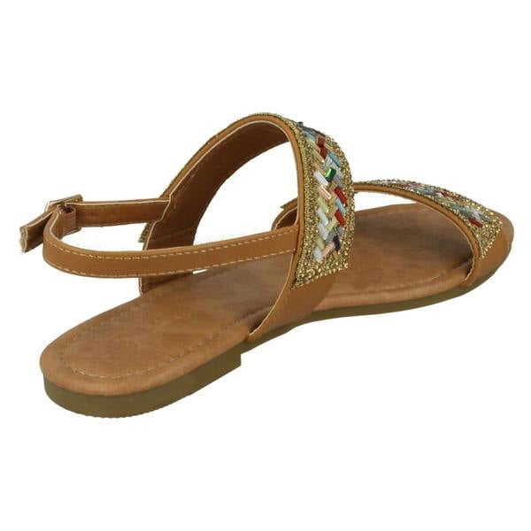 Anne Michelle Ladies Anne Michelle Double Strap Mule Sandals