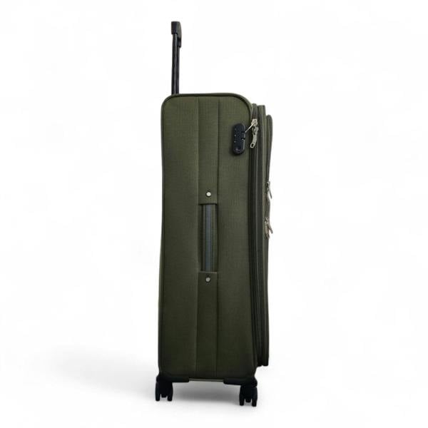 Infinity Luggage Expandable Soft 8 Wheel Lightweight Suitcase Luggage Travel Bags Set