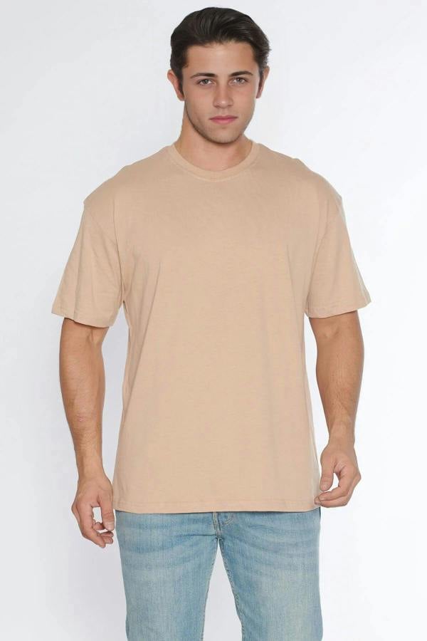 WOVCOR Crew Neck 100% Cotton Oversize Men's T-Shirt