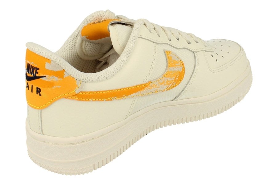 Nike Air Force 1 07 Mens Trainers Fn3419  100 - Sail Laser Orange Sundial 100 - Photo 2