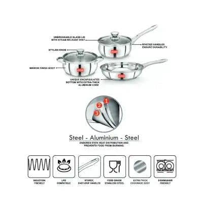 AVIAS INOX IB GIFT SET - 5 PCS 16CM
