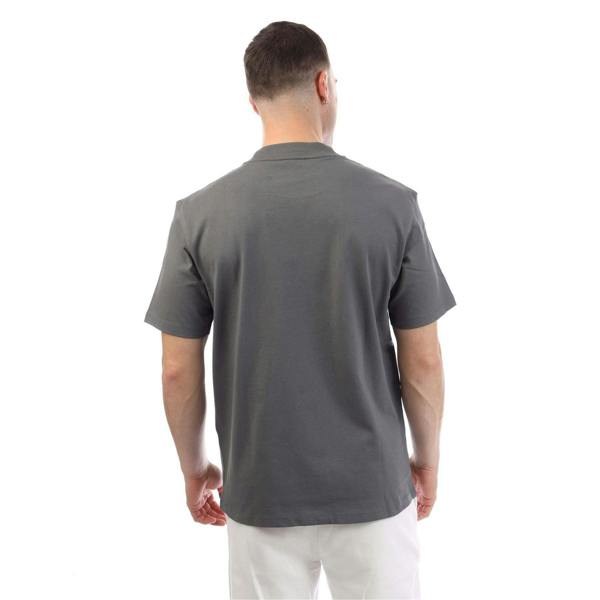 Hugo Mens Dapolino Logo Printed Relaxed Fit T-Shirt - Grey - 