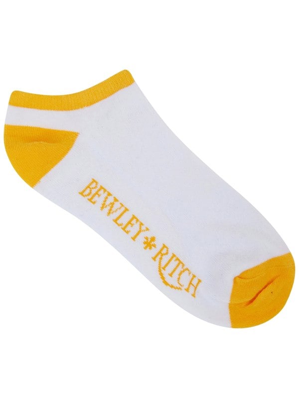 Bewley & Ritch Probus Trainer Socks 5pk White Multi